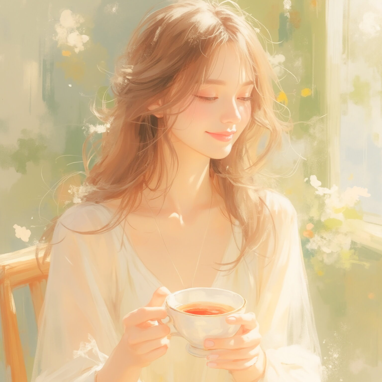AIイラストのプロンプト - TensorArt：Sable Afternoon Serenade