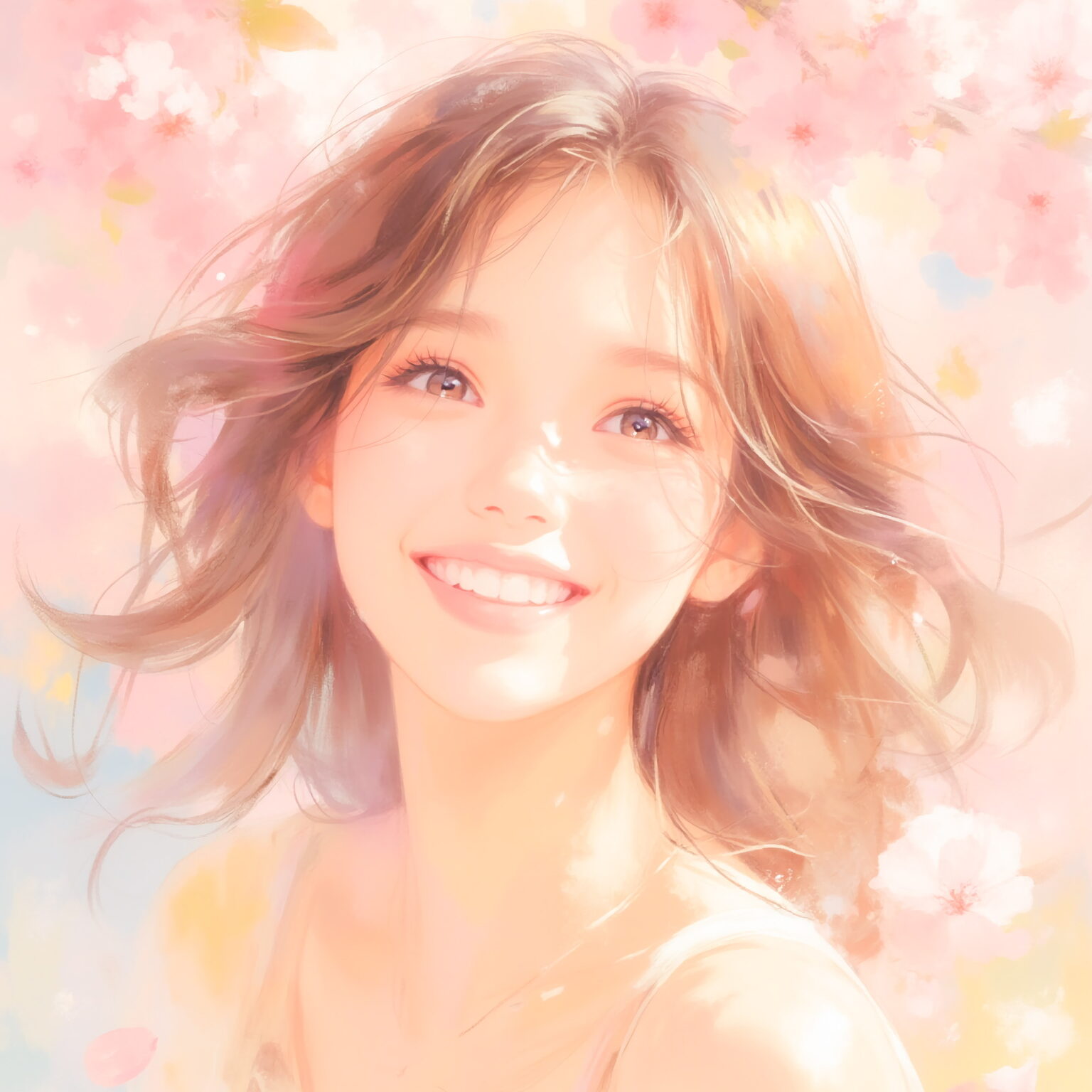 AIイラストのプロンプト - TensorArt：Just a Happy Spring Day