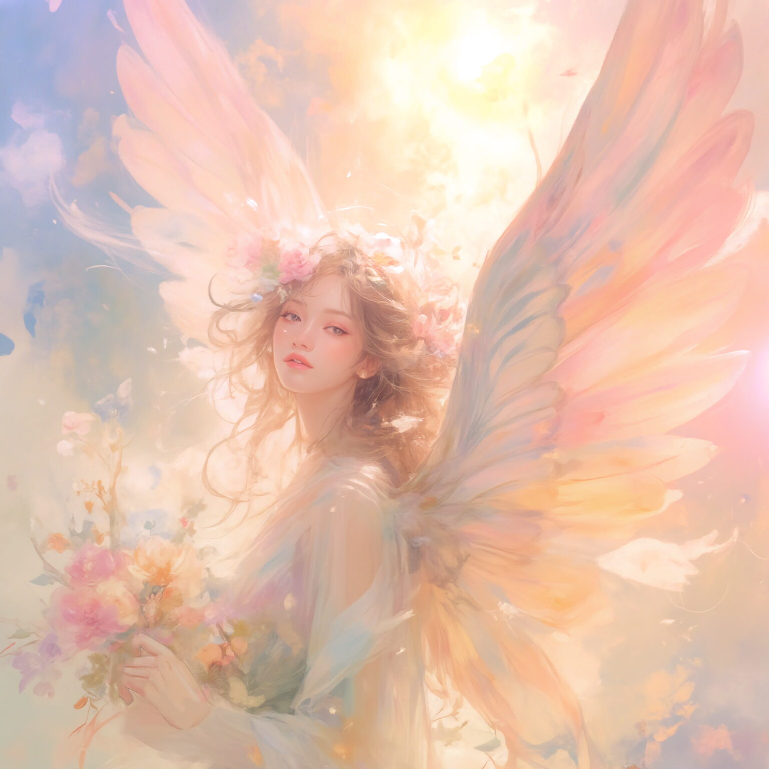 AIイラストのプロンプト - TensorArt：Seraph’s Blossom
