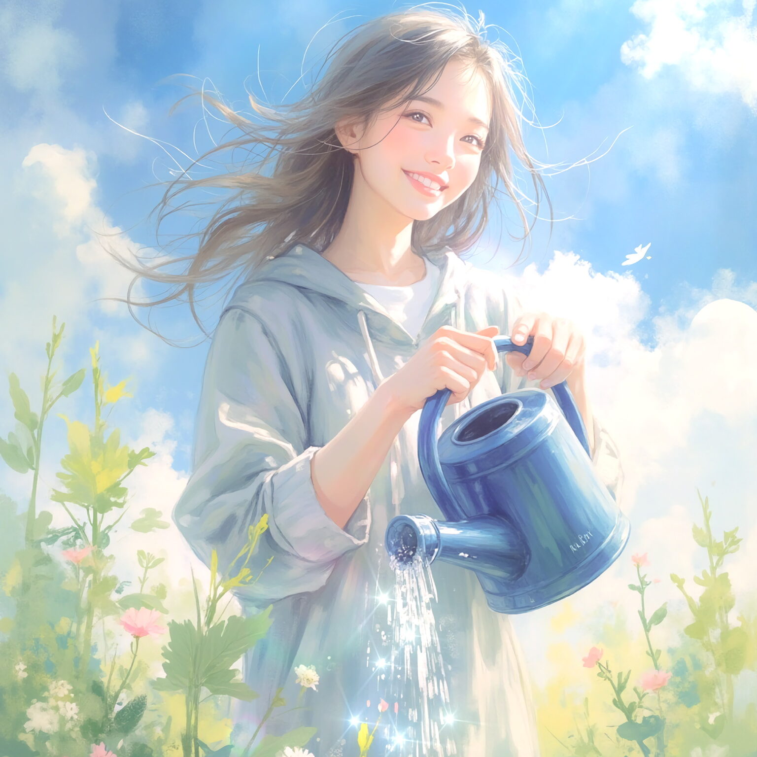 AIイラストのプロンプト - TensorArt：A Symphony of Water and Sunshine