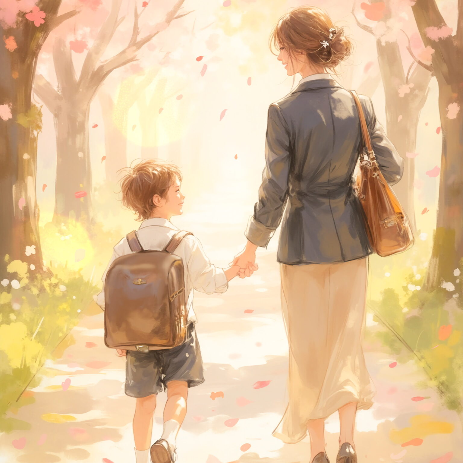 AIイラストのプロンプト - TensorArt：First Steps into Spring 