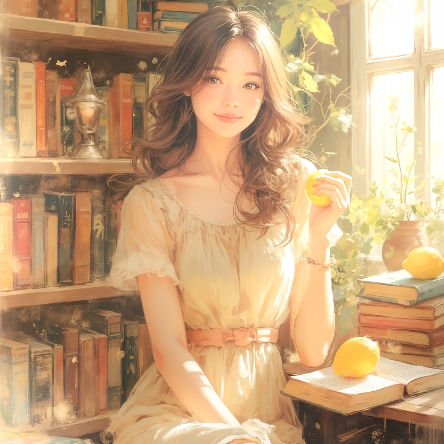 AIイラストのプロンプト - TensorArt：In Memory of a Lemon
