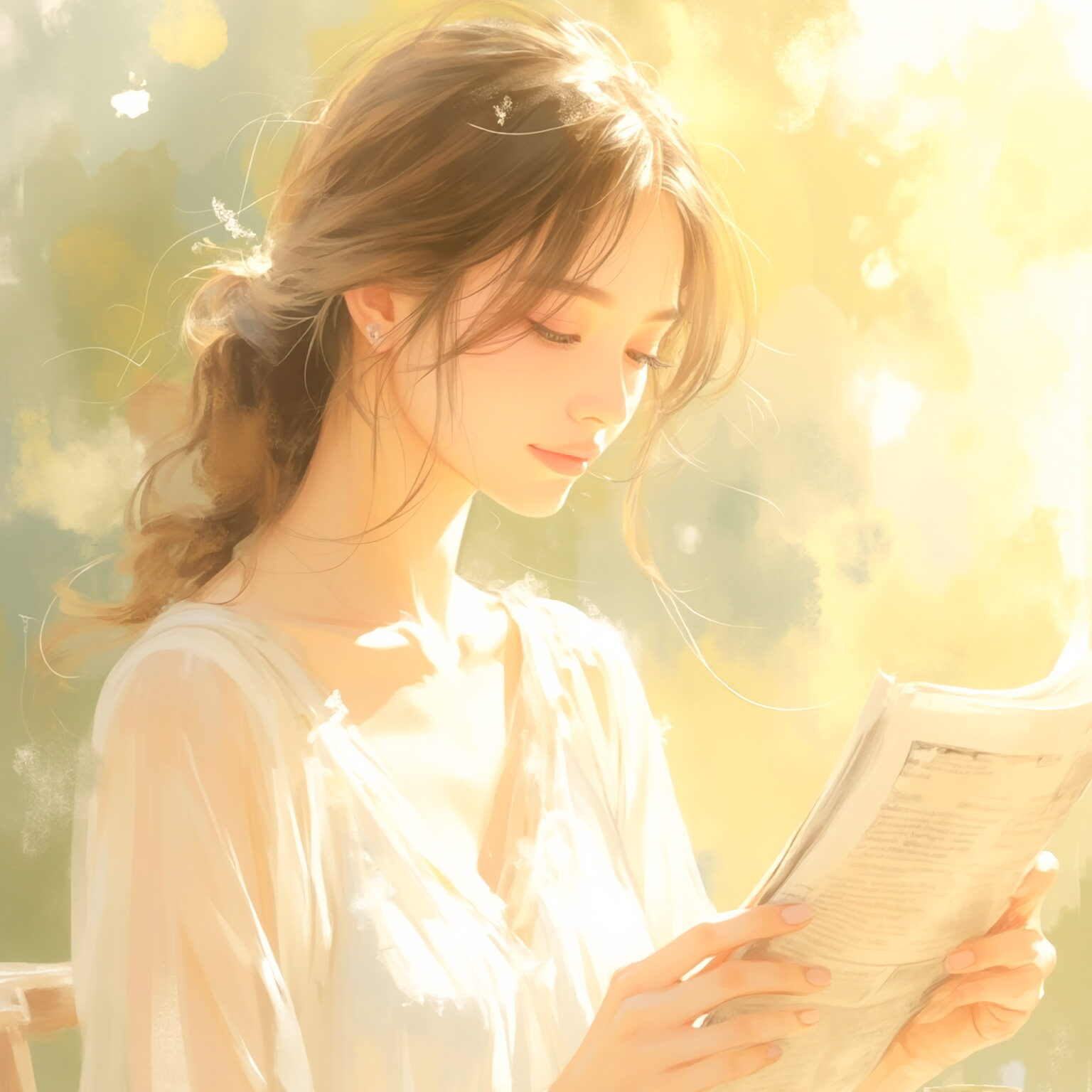 AIイラストのプロンプト - TensorArt：Briefing in Bloom