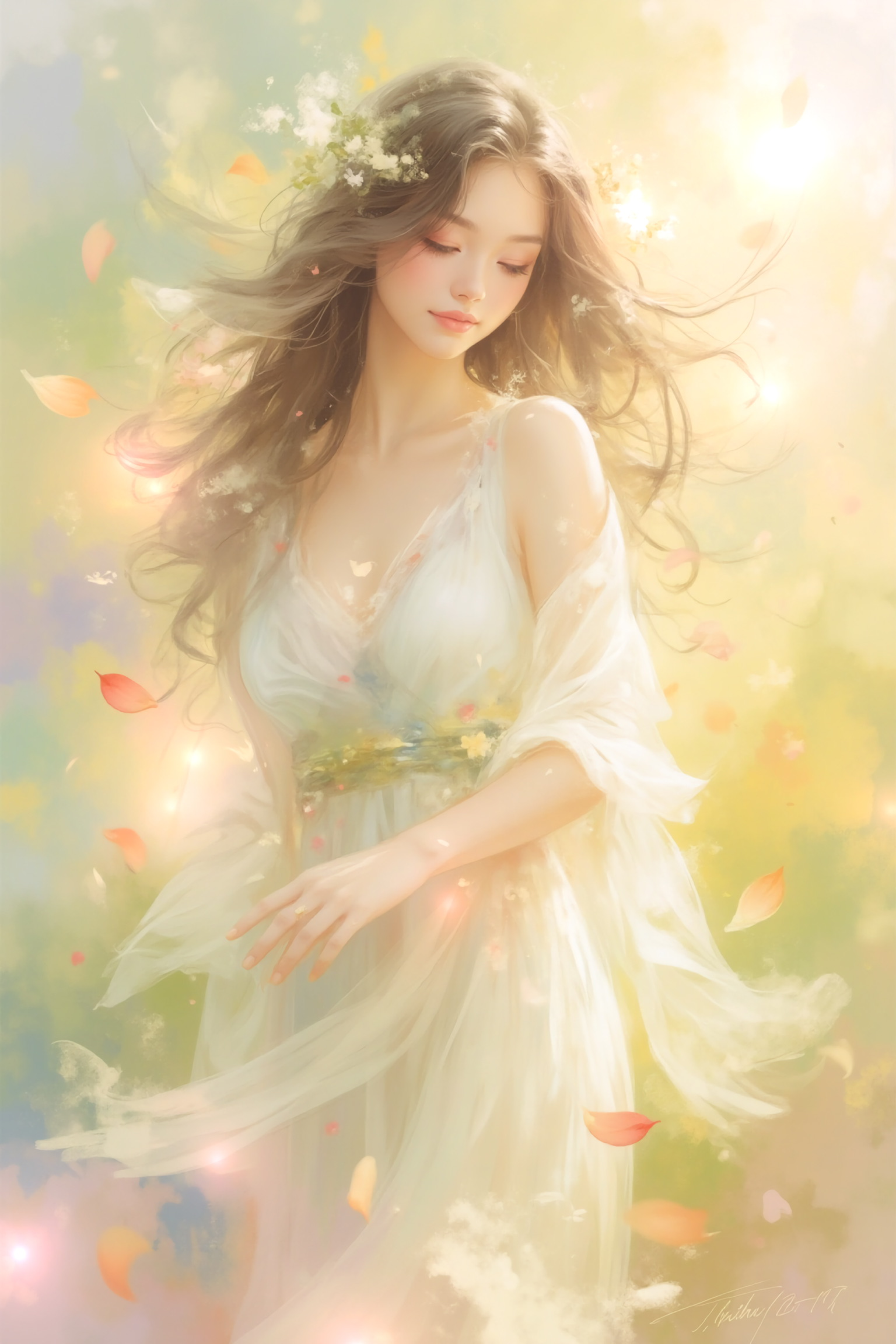 女神アート】水の女神 | KAORI ART gallery