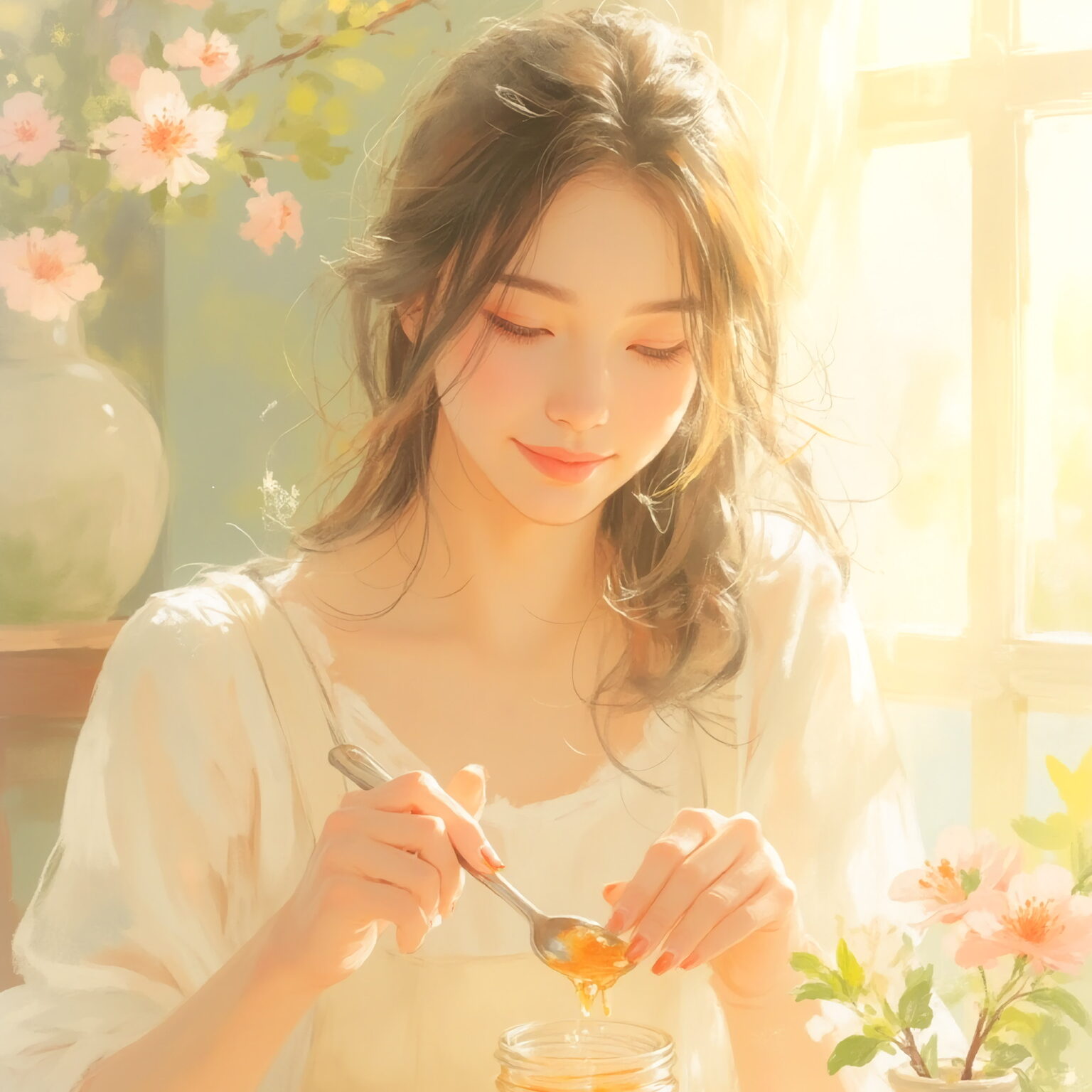 AIイラストのプロンプト - TensorArt：Sweetness in the Air