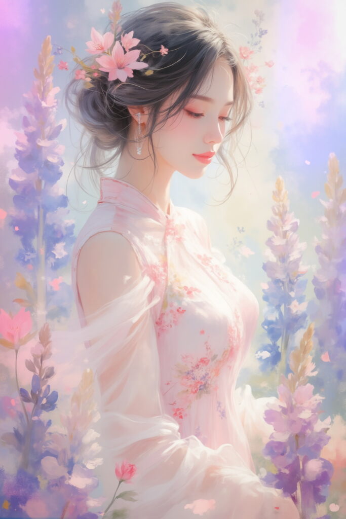 Lupines in the Garden of Light