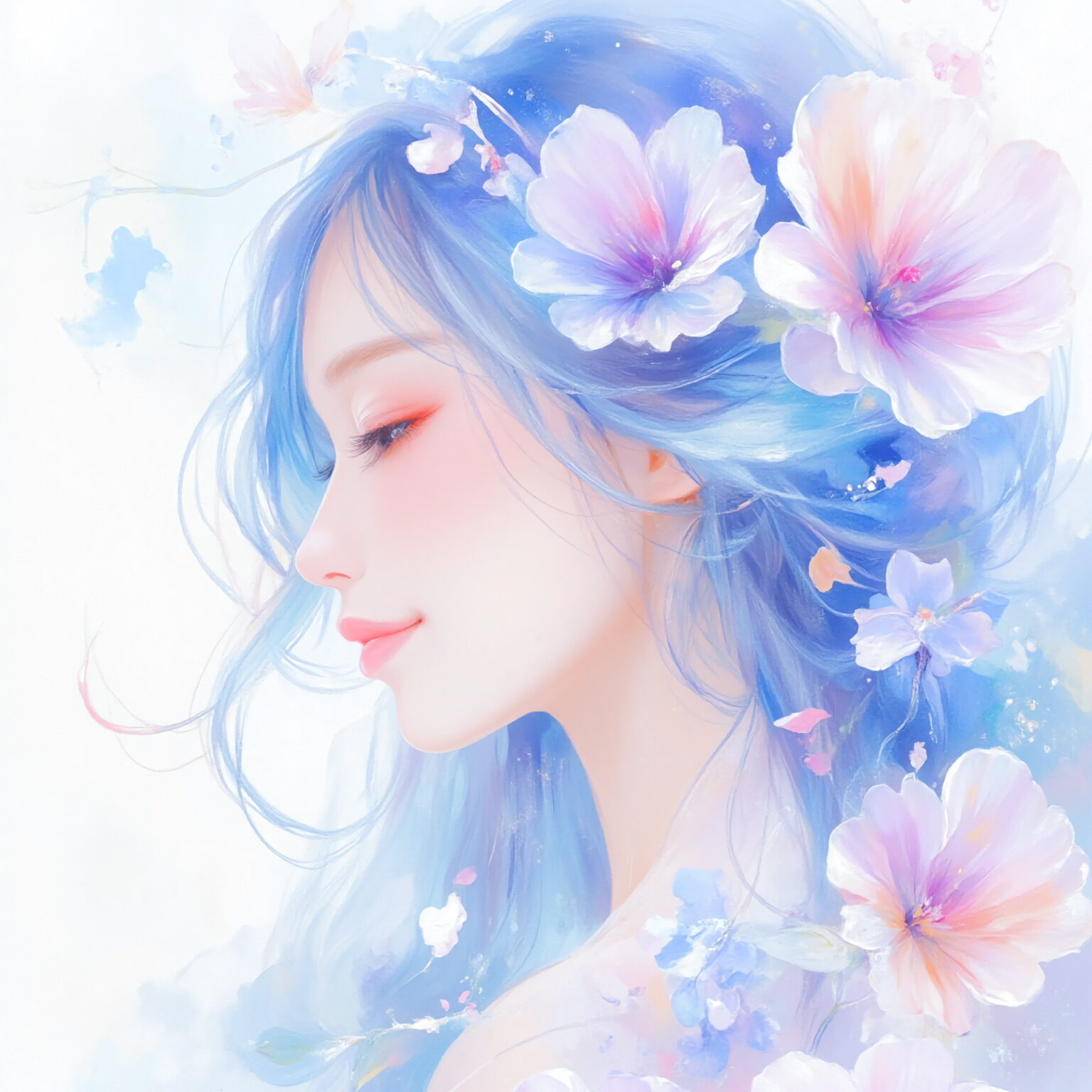 AIイラストのプロンプト - TensorArt：A Dream Swaying in Morning Dew