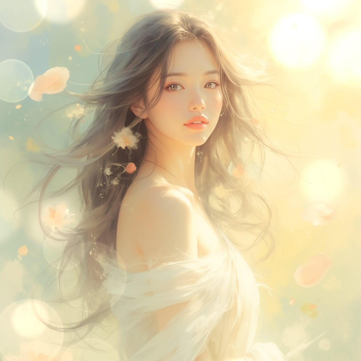 AIイラストのプロンプト - TensorArt：She Who Wears the Light