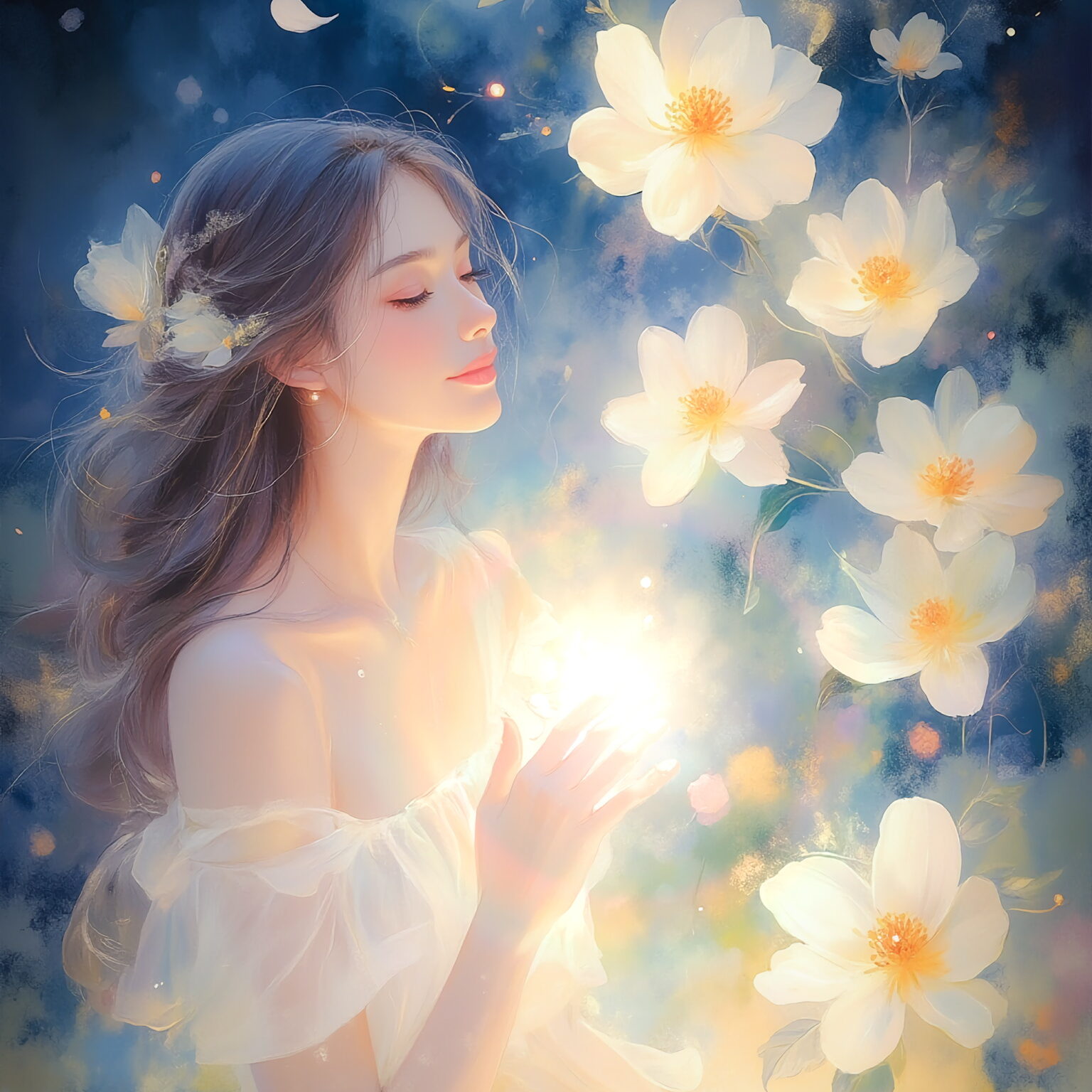 AIイラストのプロンプト - TensorArt：The Garden of Scented Dreams