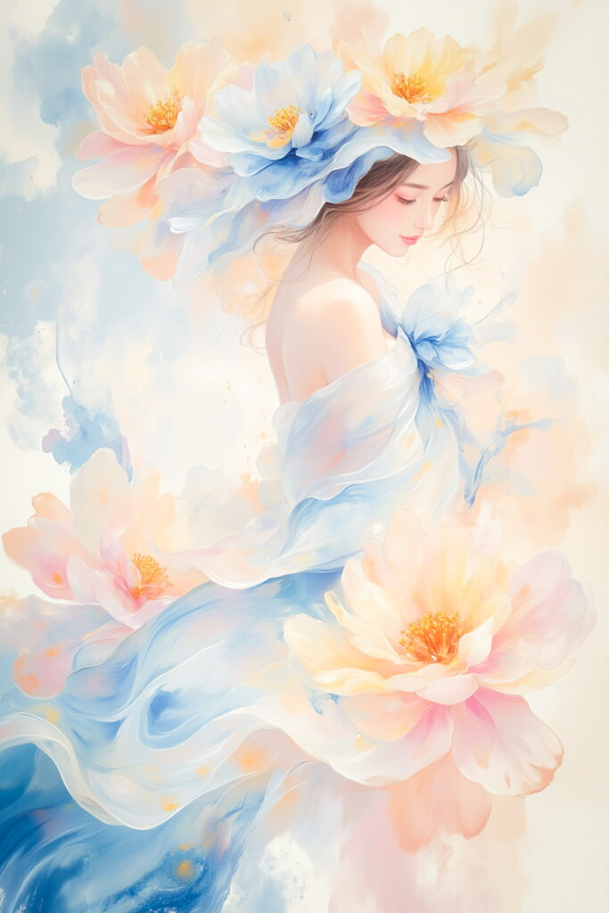 Peony Dream Veil