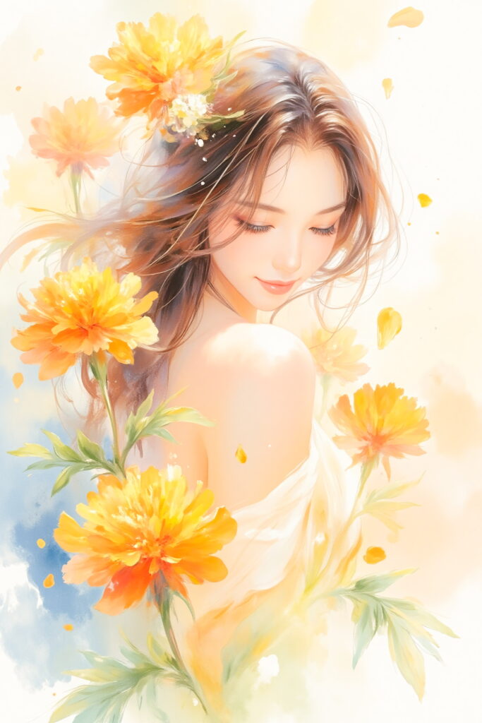 Embraced by Marigolds