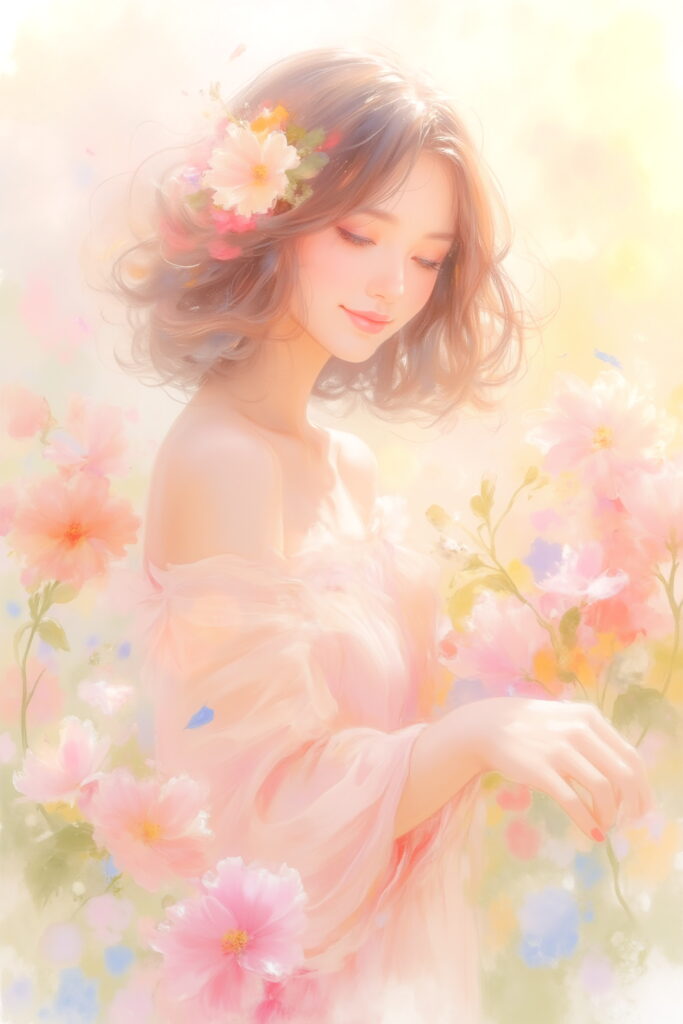 Slumbering Garden of Sweet Pea