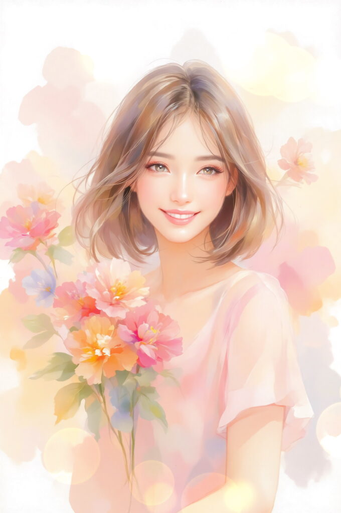 Happiness in Carnation Hues