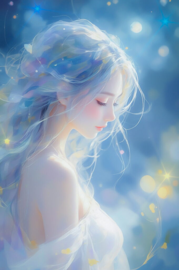 A Quiet Portrait under the Moon