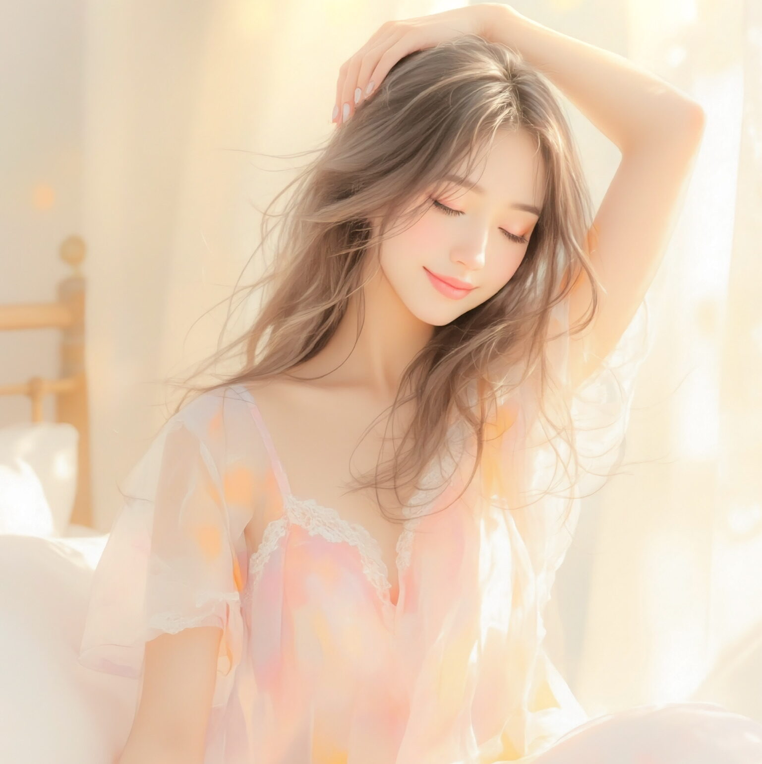 【AIイラスト】Whispers of Morning Light：やさしい朝を描く水彩画風イラスト｜TensorArt作品紹介