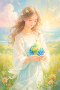 Cradling the World in Light