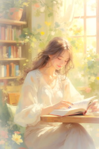 Stillness in the Library