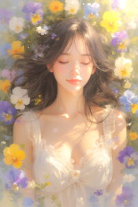 Slumber in Pansy Dreams