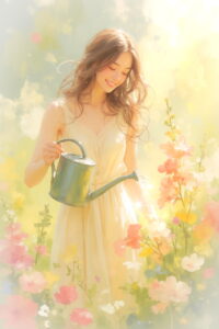 The Light She Pours on Snapdragons